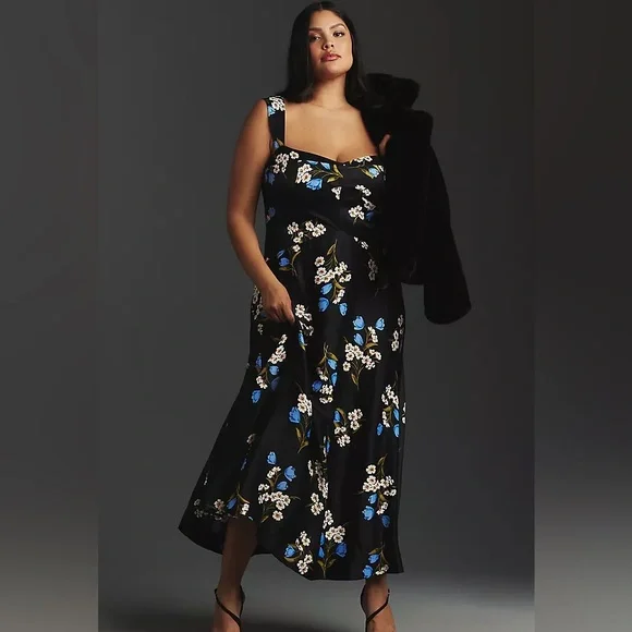 Anthropologie Jocelyn sleeveless slip midi dress - brand new without tag - Picture 1 of 5